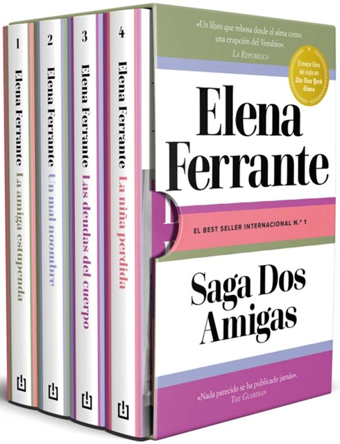 Saga Dos amigas (La amiga estupenda | Un mal nombre | Las deudas del cuerpo | La niña perdida)  (Tapa blanda)