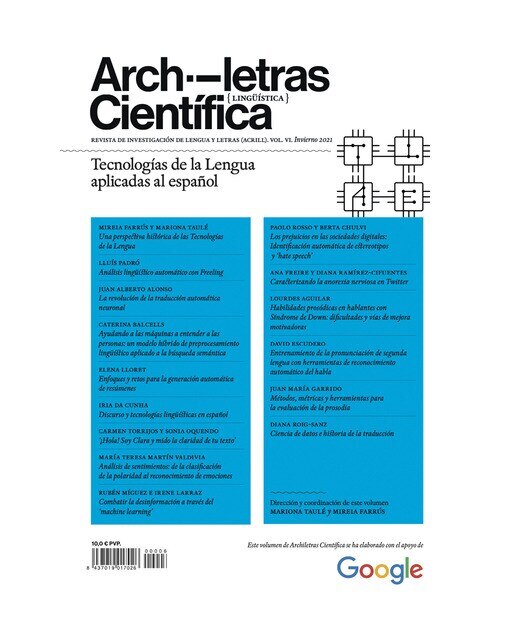 Imagen 0 de Archiletras científica 6: tecnologías de la lengua