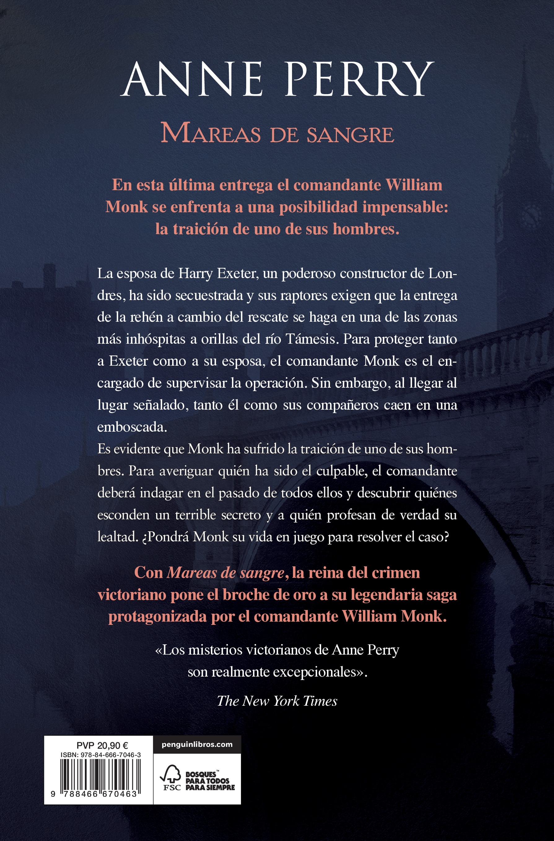 Mareas de sangre (Detective William Monk 24) (Capa mole) 2