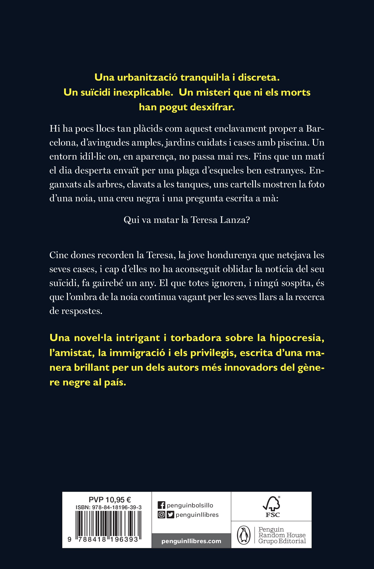 L'obscur adeu de Teresa Lanza (Capa mole) 2