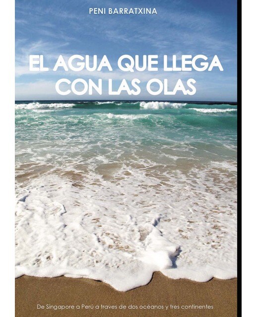 El agua que llega con las olas