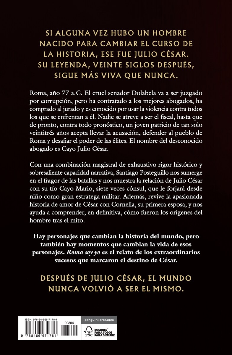 Roma soy yo (Serie Julio César 1): La verdadera historia de Julio César  (Tapa dura) 2