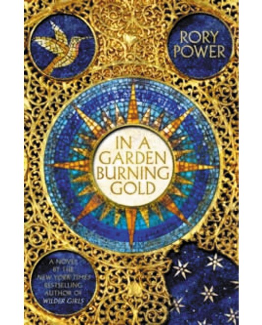 In a garden burning gold