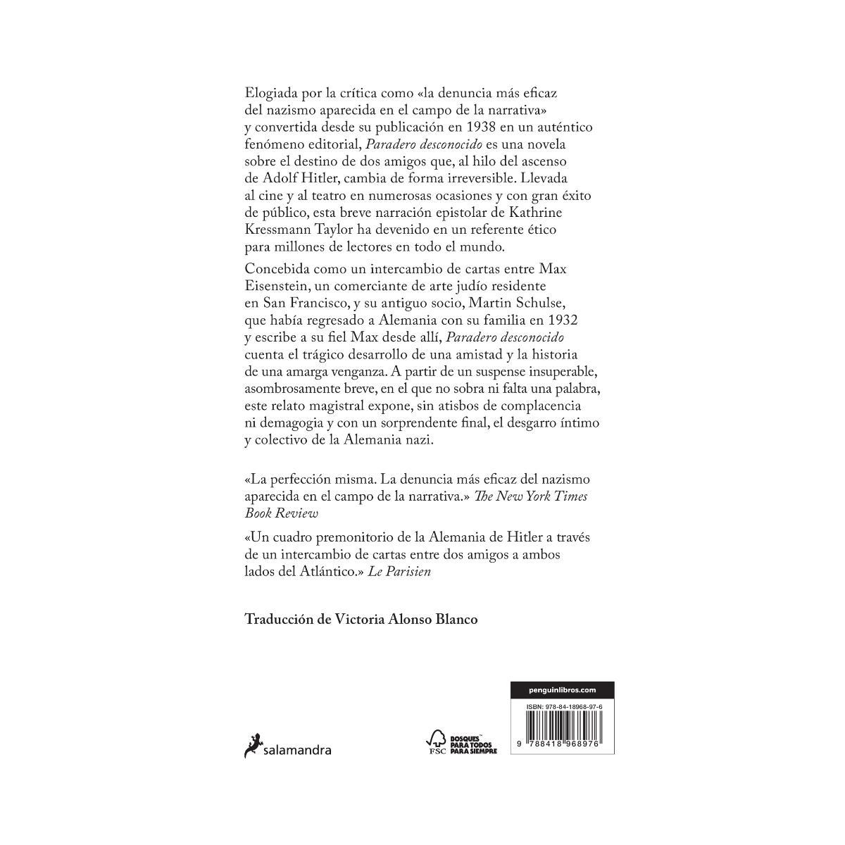 Paradero desconocido  (Tapa blanda) 2
