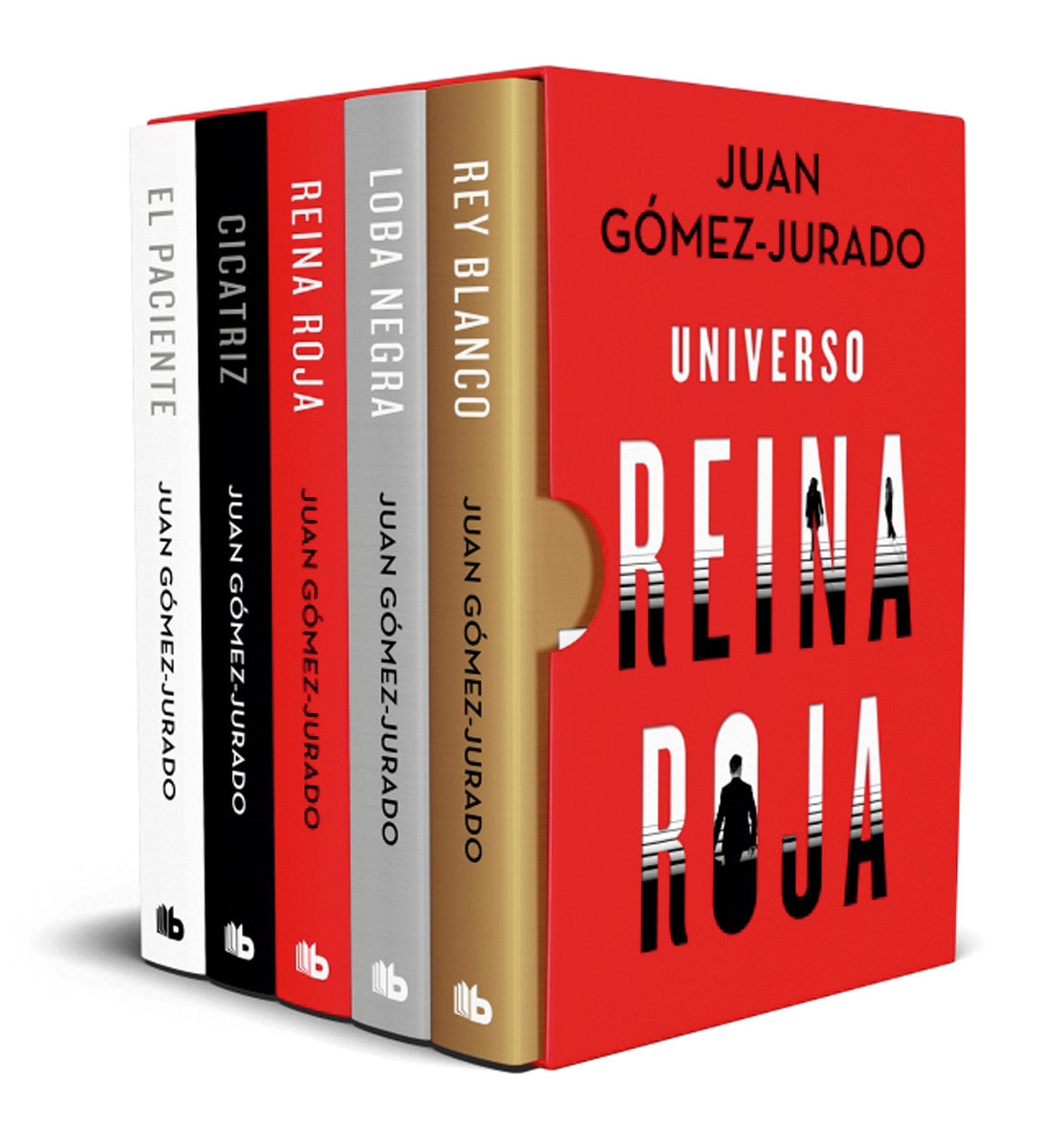 Imagen 0 de Estuche Reina roja: Reina roja | Loba negra | Rey blanco | Cicatriz | El paciente (Tapa blanda)