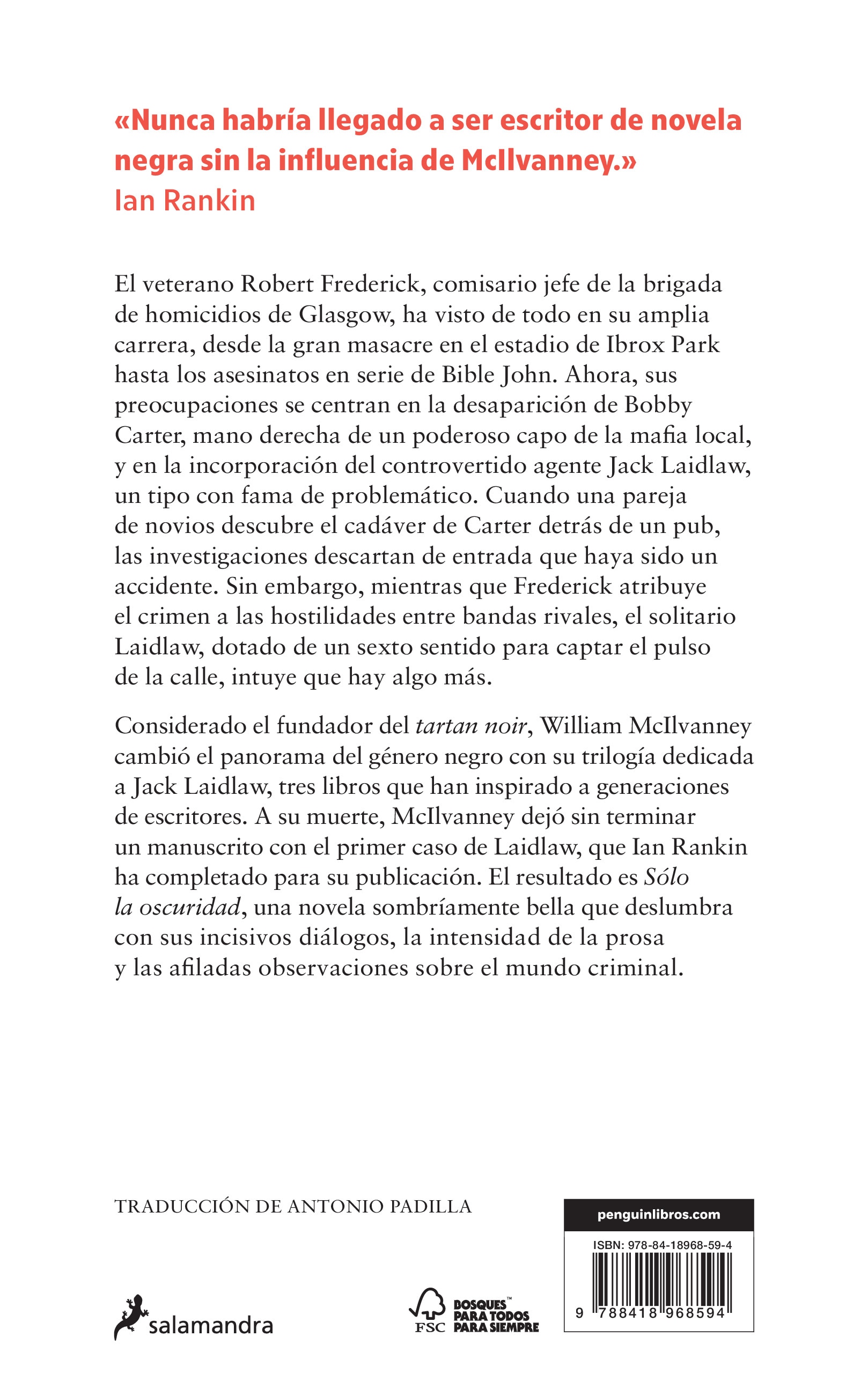 Sólo la oscuridad (Capa mole) 2