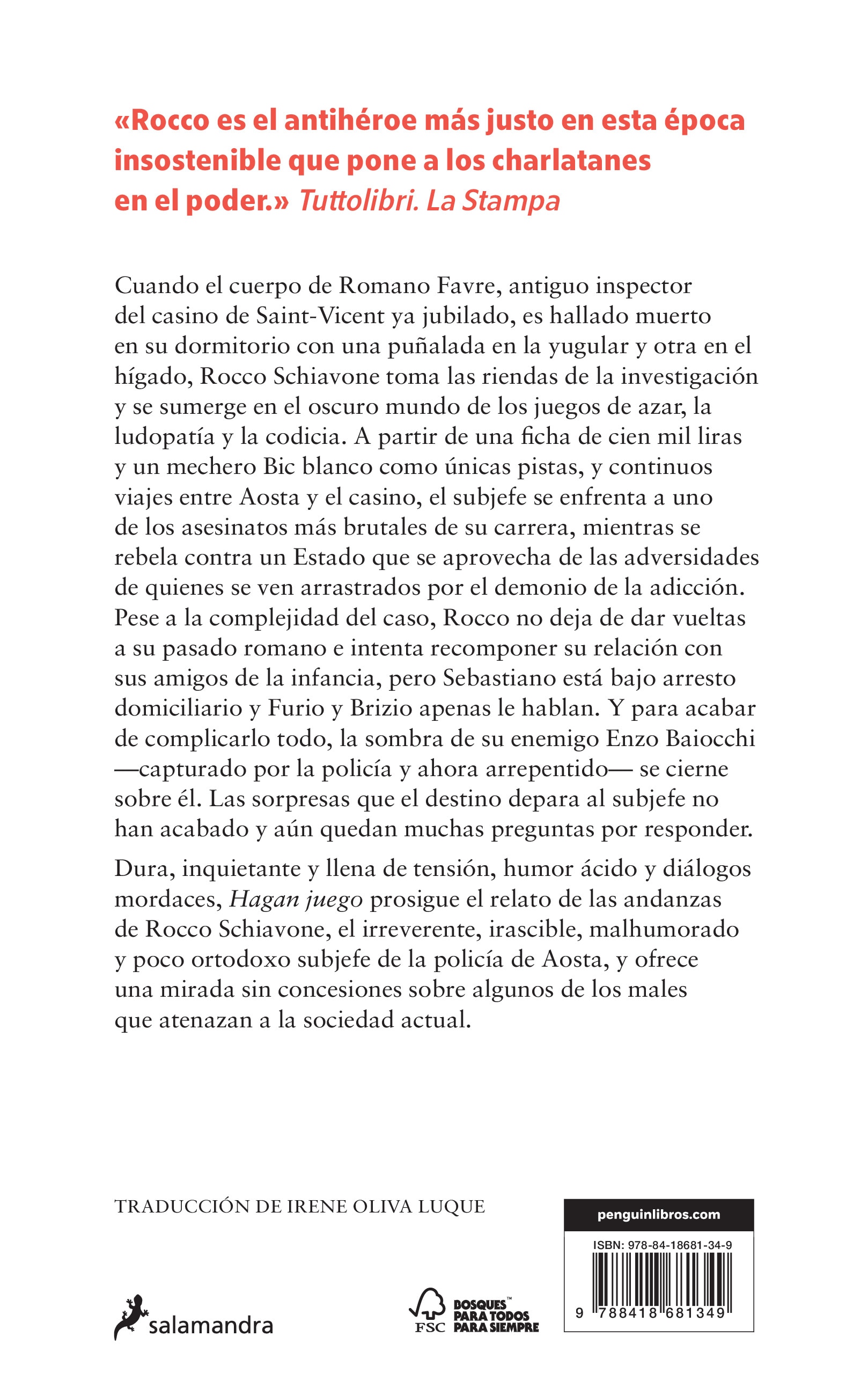 Hagan juego (Subjefe Rocco Schiavone 7) (Capa mole) 2