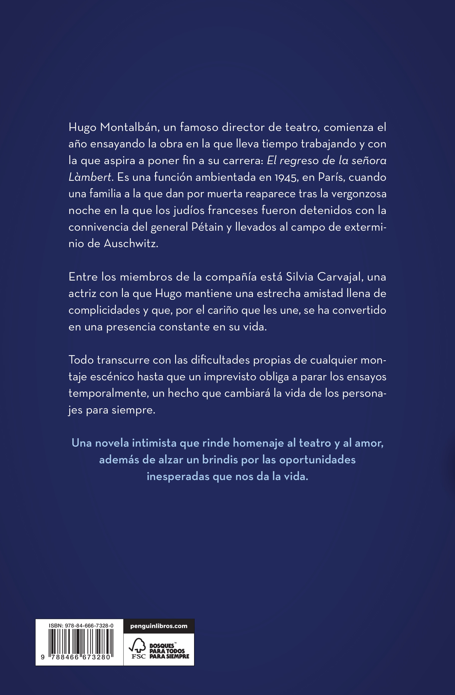 Azul París: Una novela homenaje al Teatro y al amor  (Tapa dura) 2