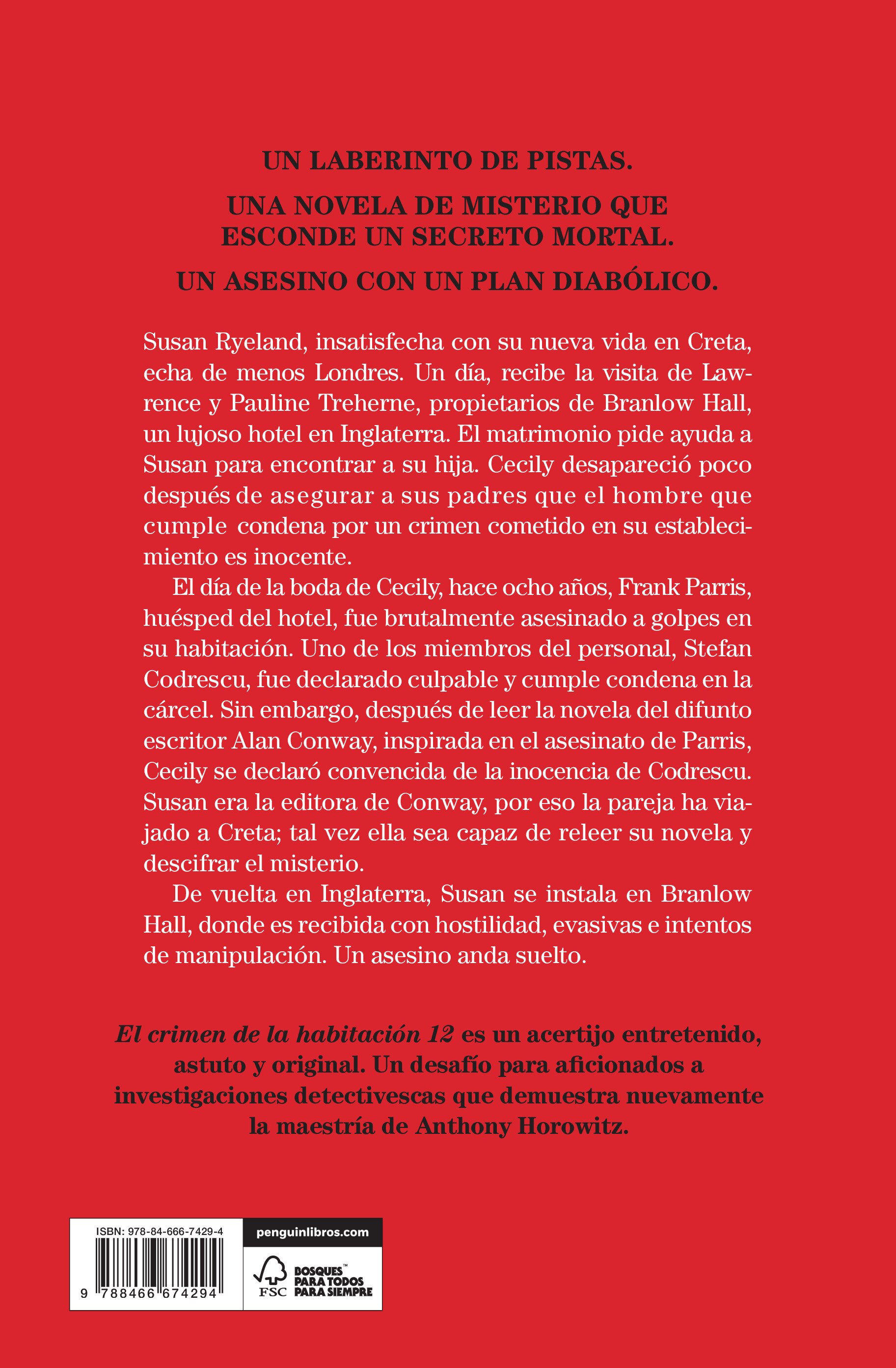 El crimen de la habitación 12 (Susan Ryeland 2) (Capa dura) 2