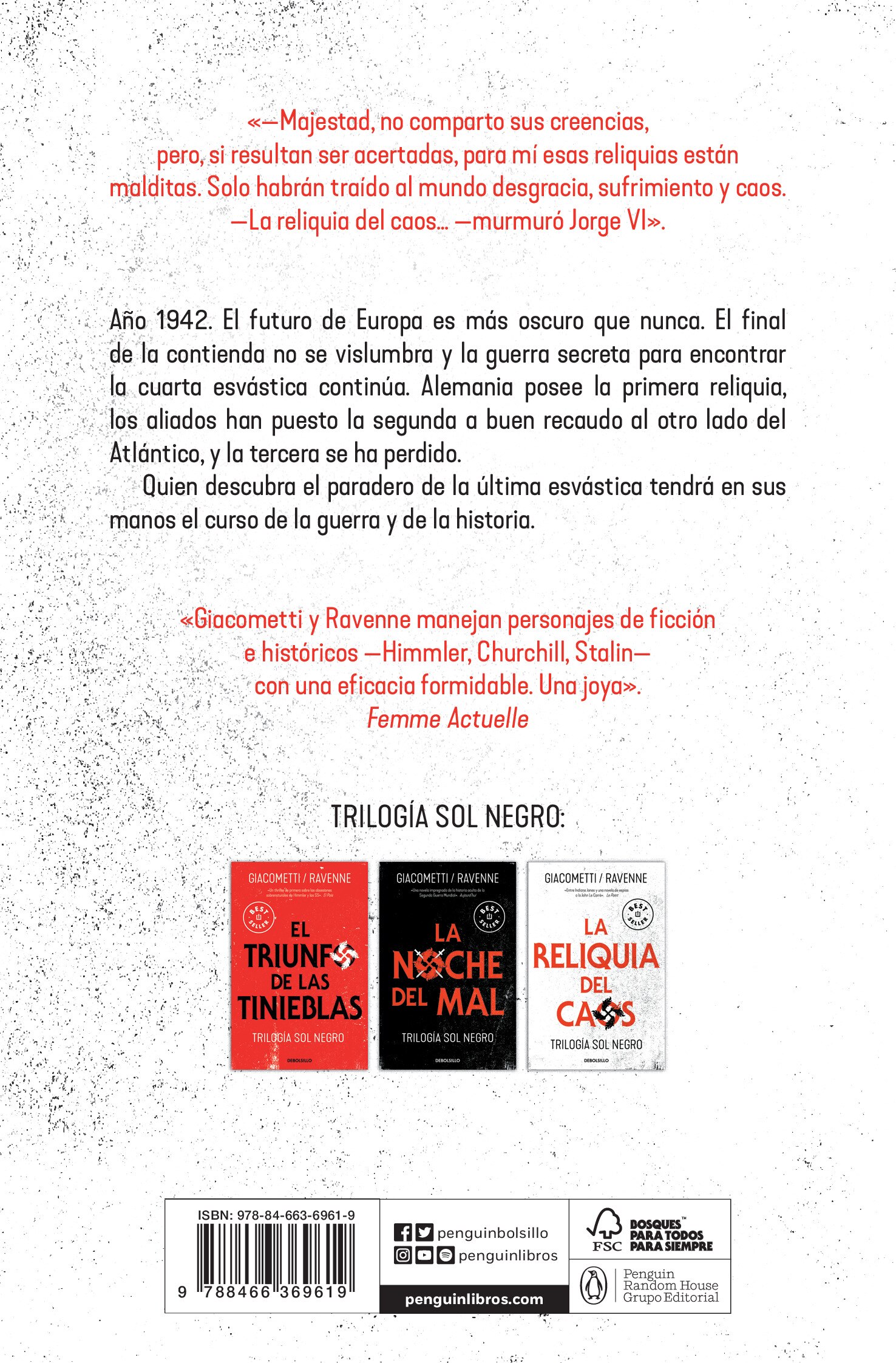 La reliquia del caos (Trilogía Sol negro 3) (Tapa blanda) 2