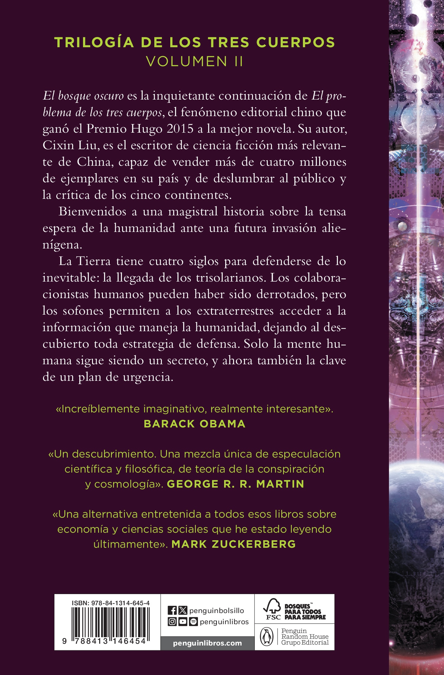 El bosque oscuro (Trilogía de los Tres Cuerpos 2) · B DE BOLSILLO · El ...