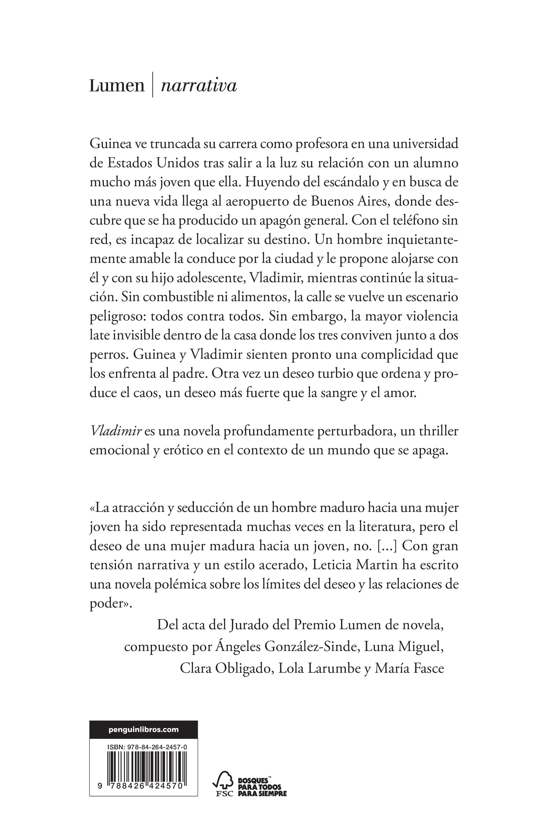 Imagen 2 de Vladimir (Premio Lumen 2023) (Tapa blanda)