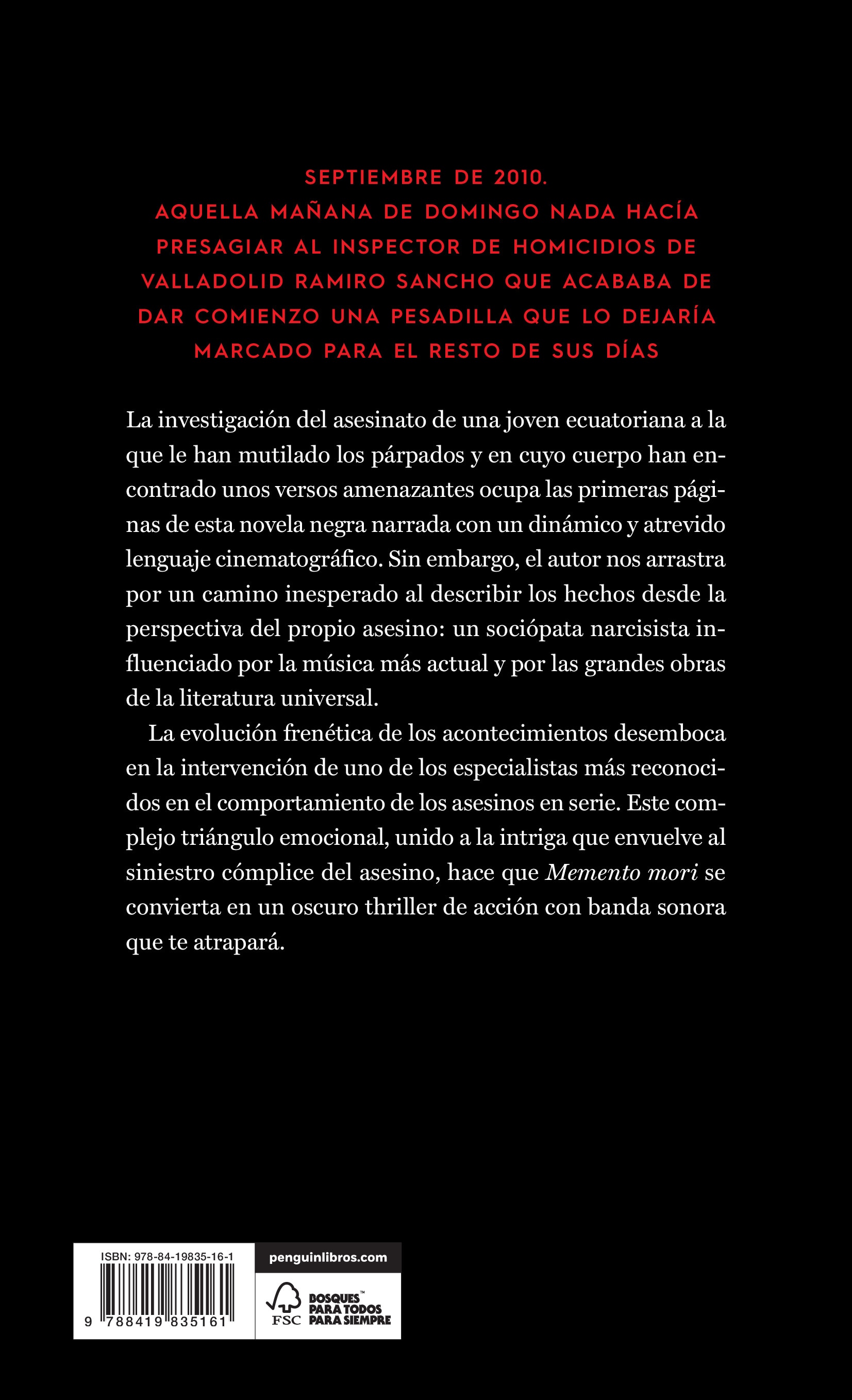 Memento mori (Versos, canciones y trocitos de carne 1) (Capa mole) 2