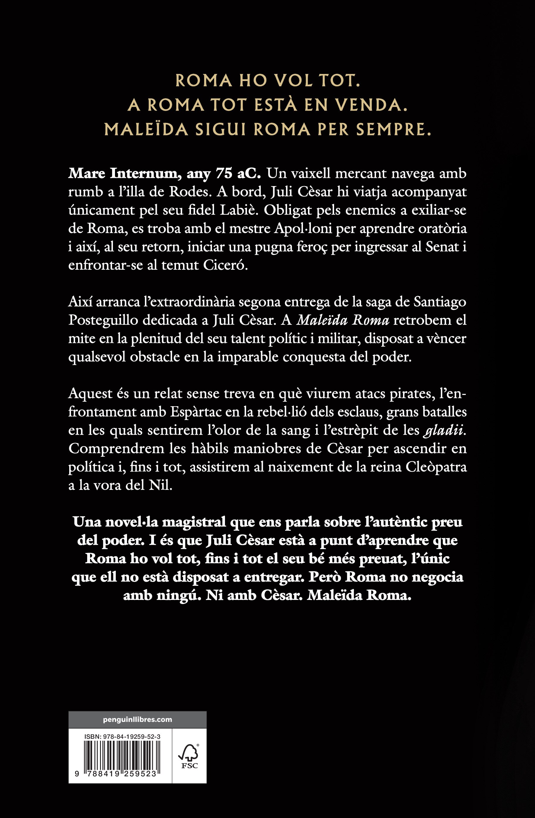 Maleïda Roma (Sèrie Juli Cèsar 2): La conquesta del poder de Juli Cèsar (Capa dura) 2