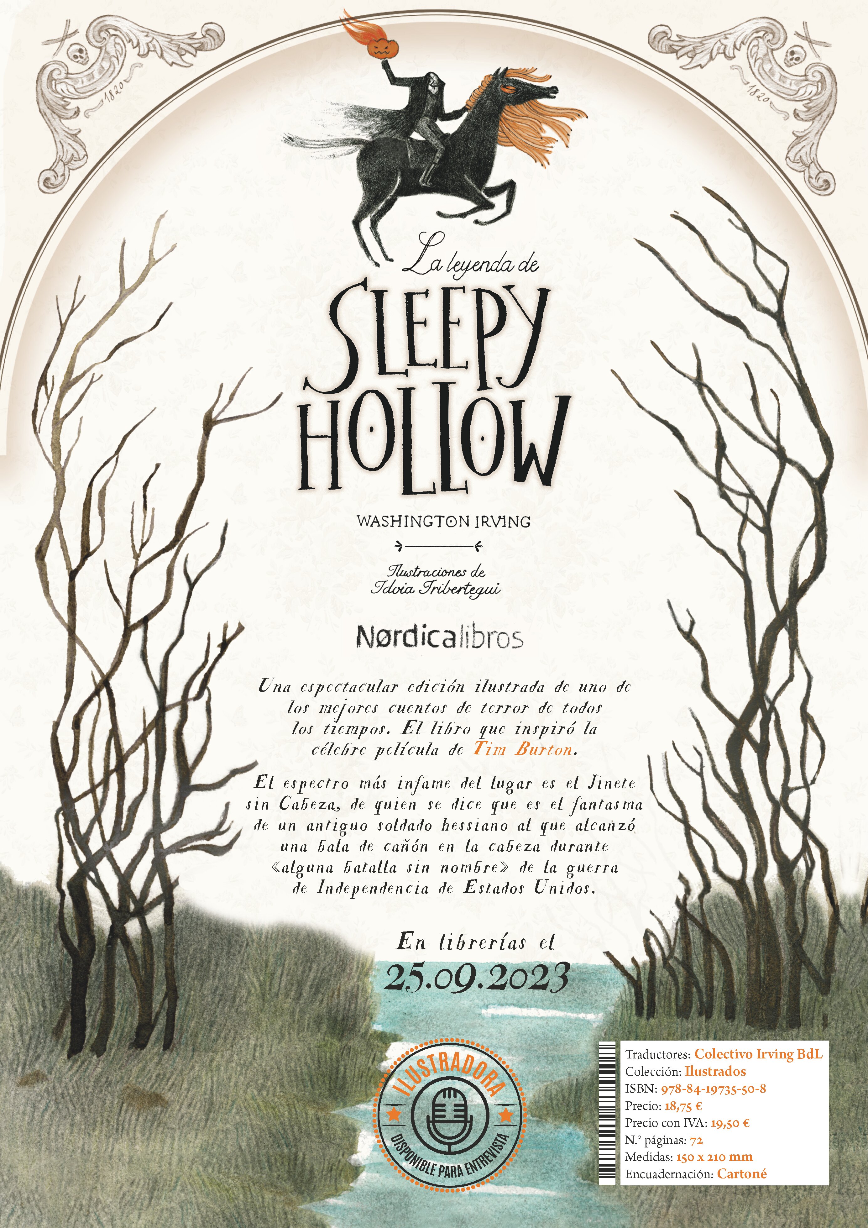LA LEYENDA DE SLEEPY HOLLOW  (Tapa dura) 2