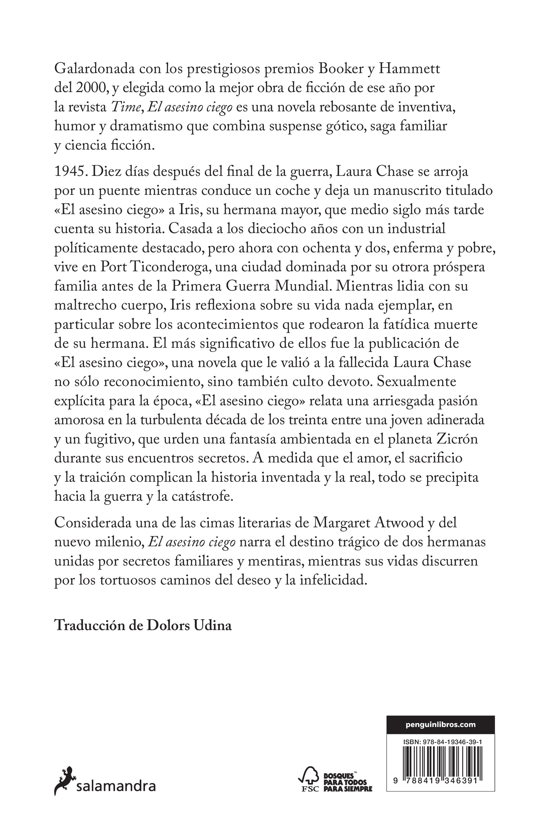 El asesino ciego  (Tapa blanda) 2
