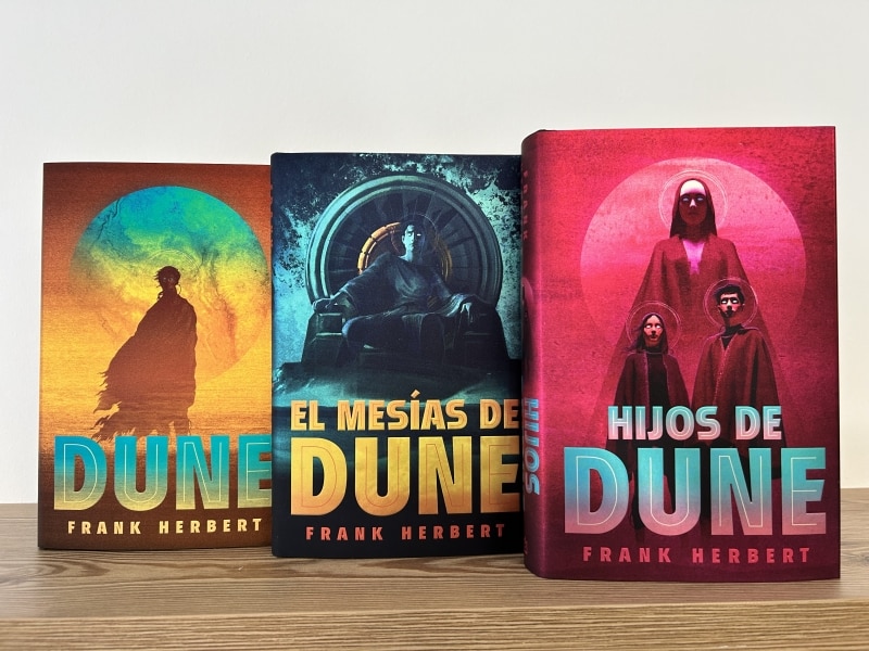 Trilogía Dune, edición de lujo (estuche con: Dune | El mesías de Dune | Hijos de Dune) 3