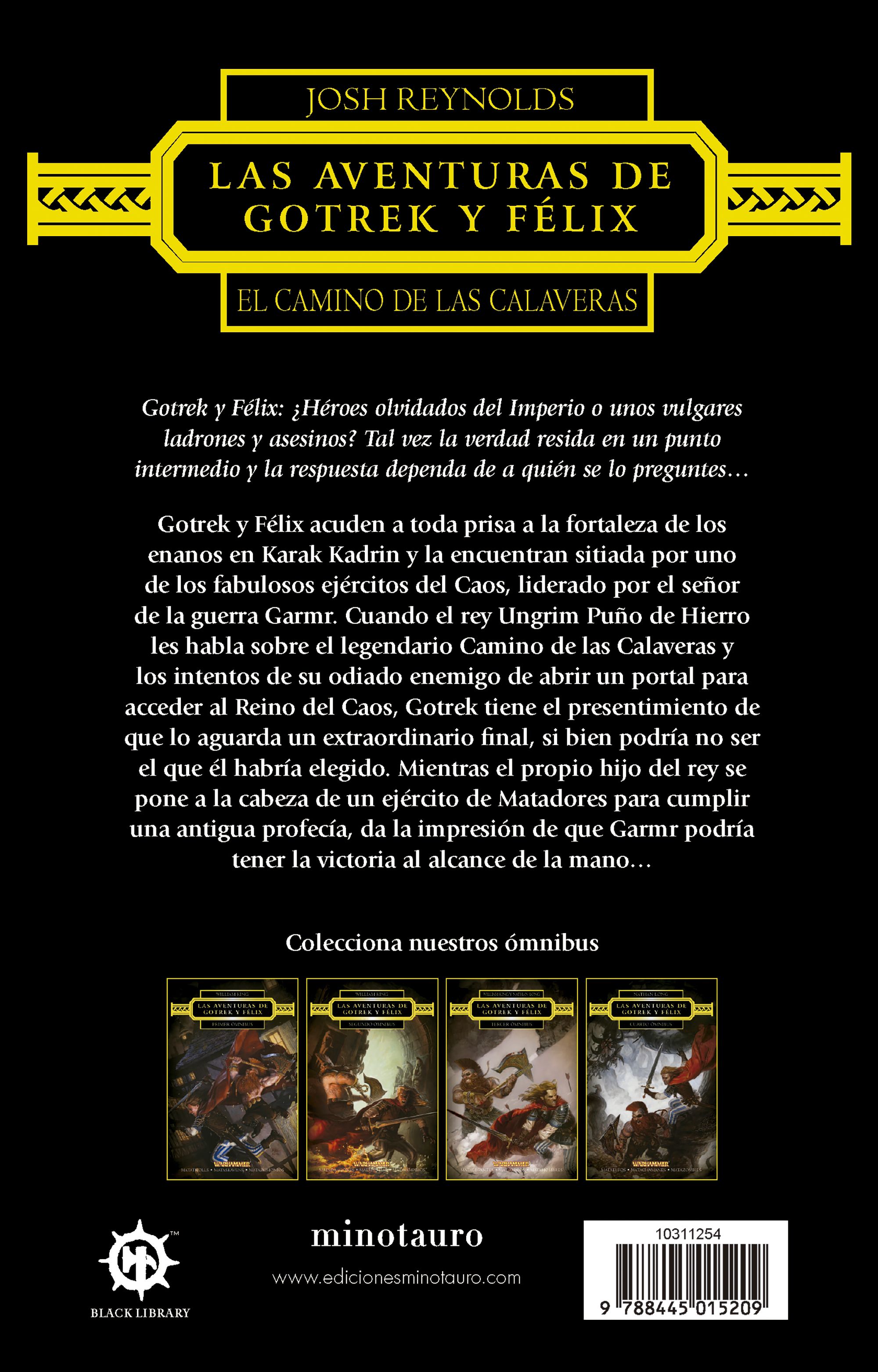 Imagen 2 de Warhammer Las aventuras de Gotrek y Félix: El Camino de las Calaveras  (Tapa blanda con solapas)