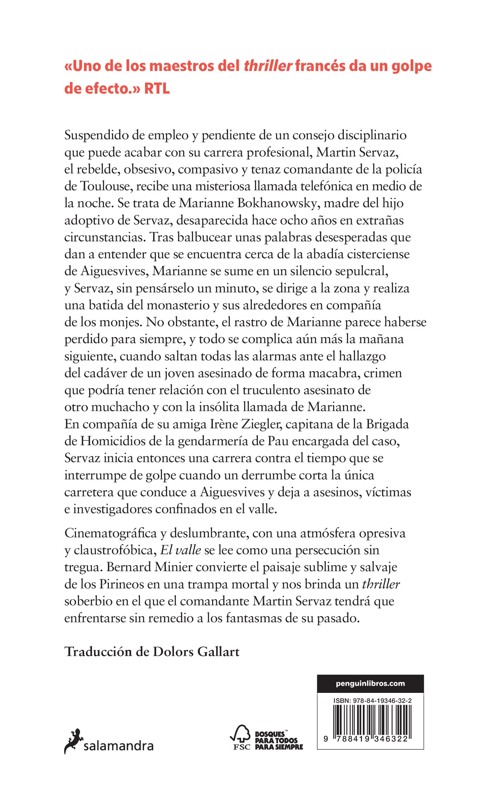 El valle (Comandante Servaz 6)  (Tapa blanda) 2