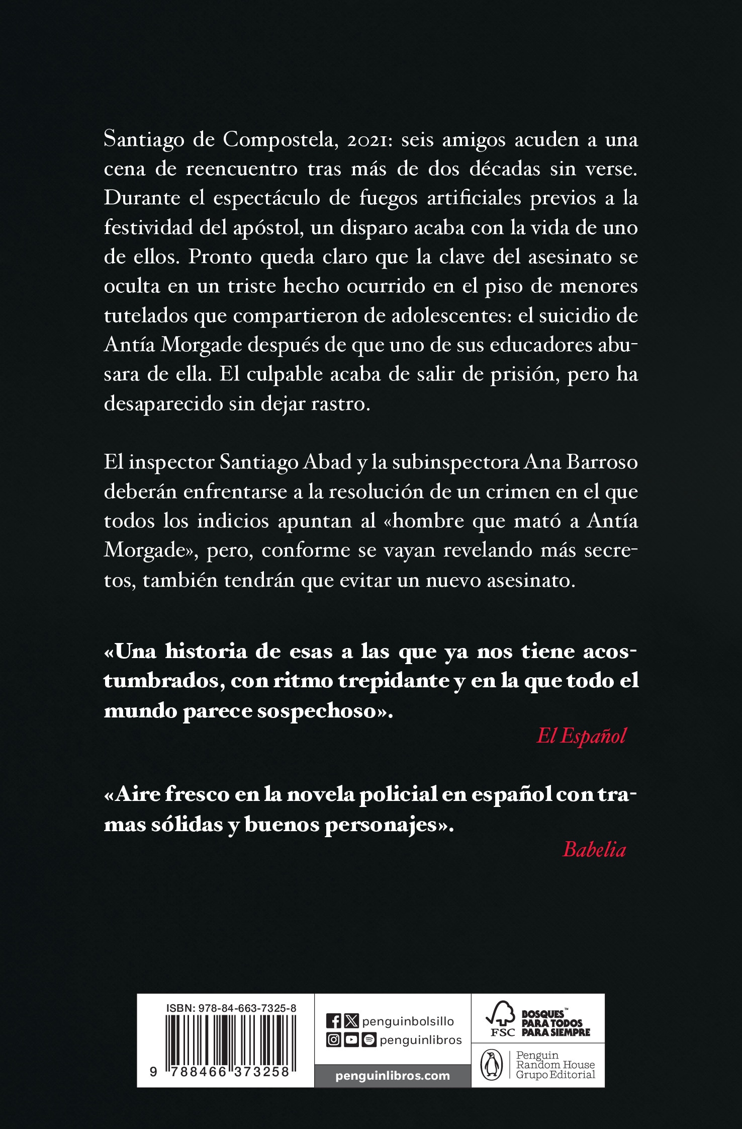 El hombre que mató a Antía Morgade (Inspectores Abad y Barroso 3) (Capa mole) 2