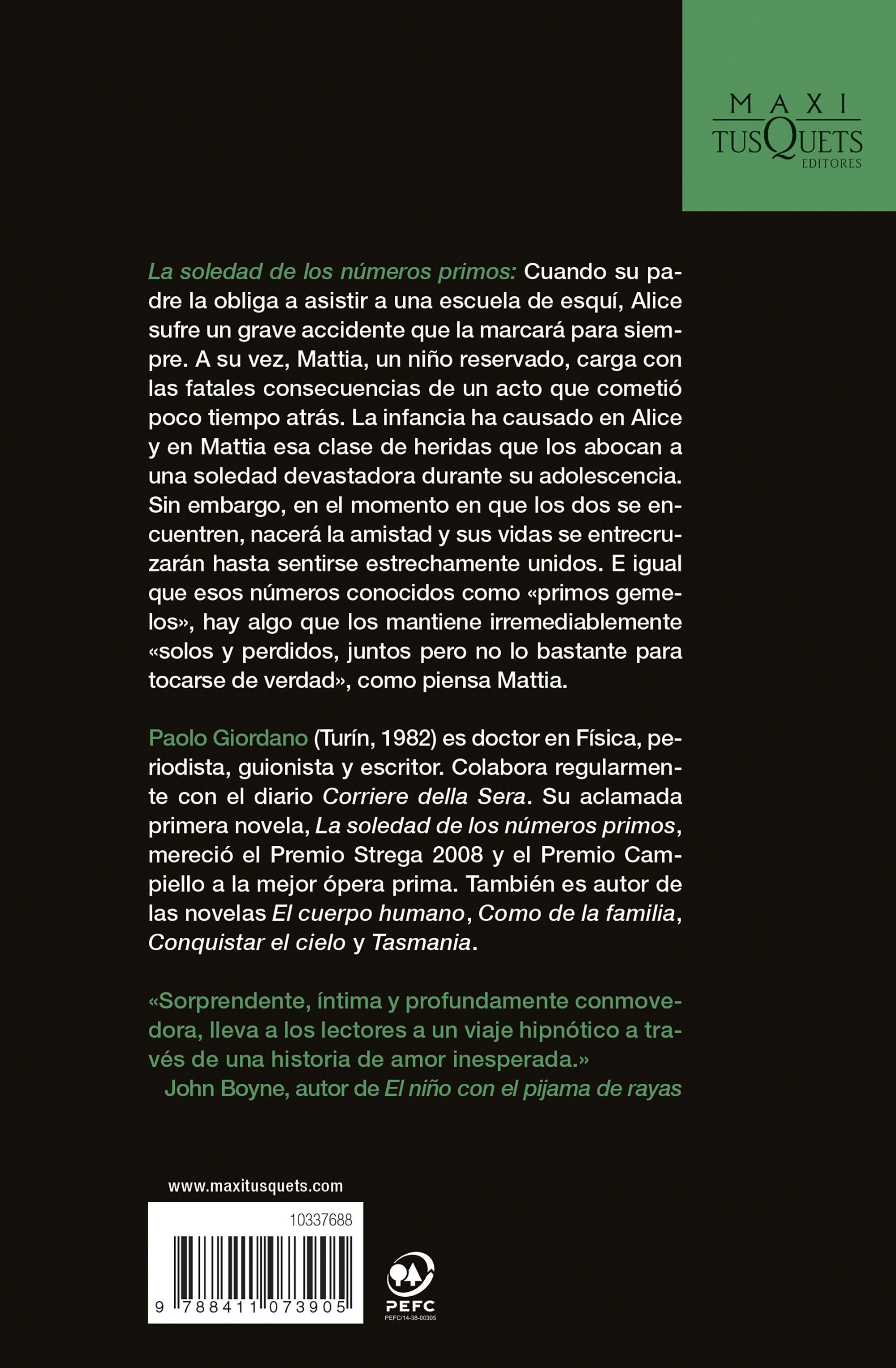 Imagen 2 de La soledad de los números primos  (Bolsillo)