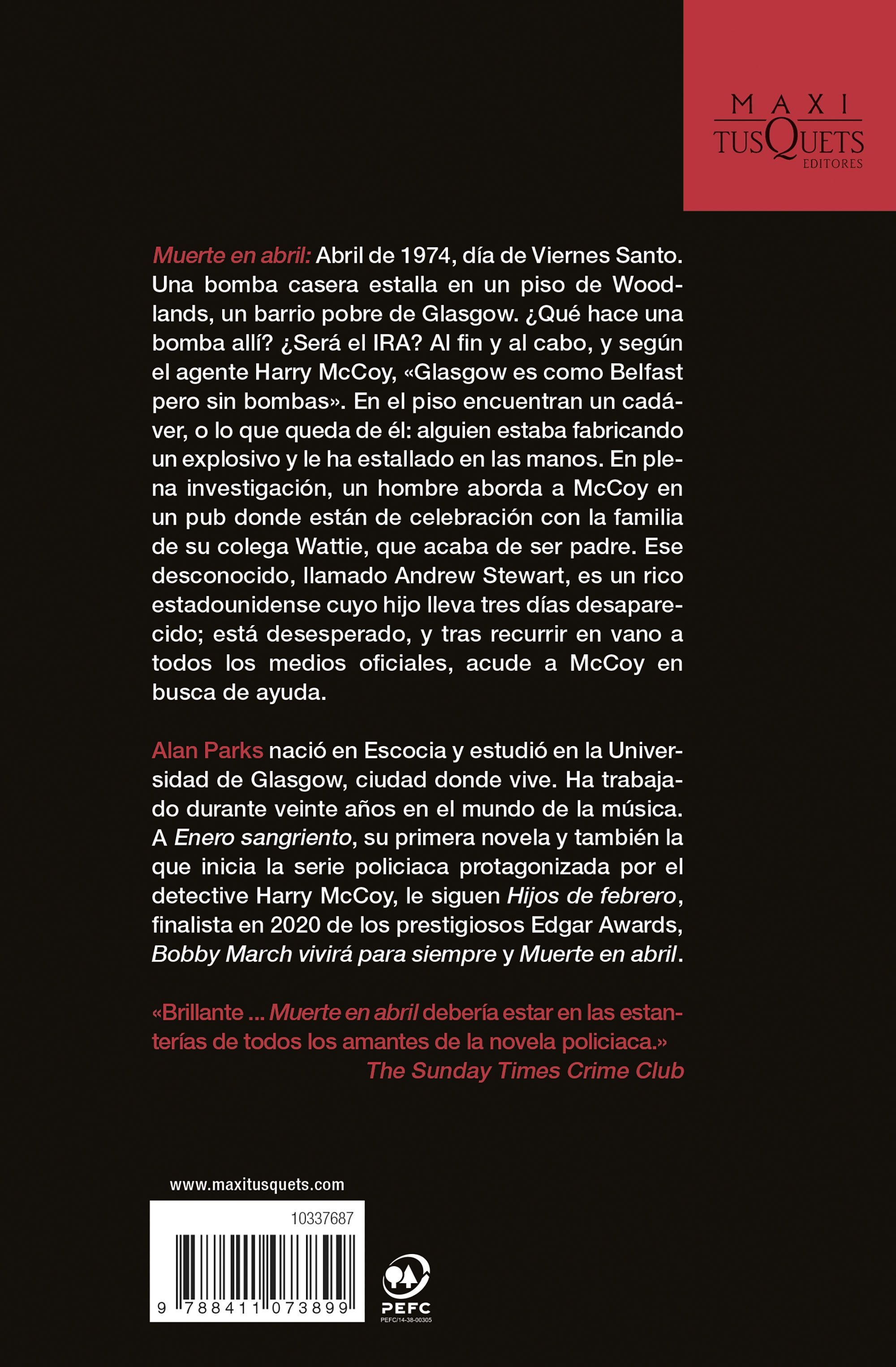 Muerte en abril (Capa mole com abas) 2