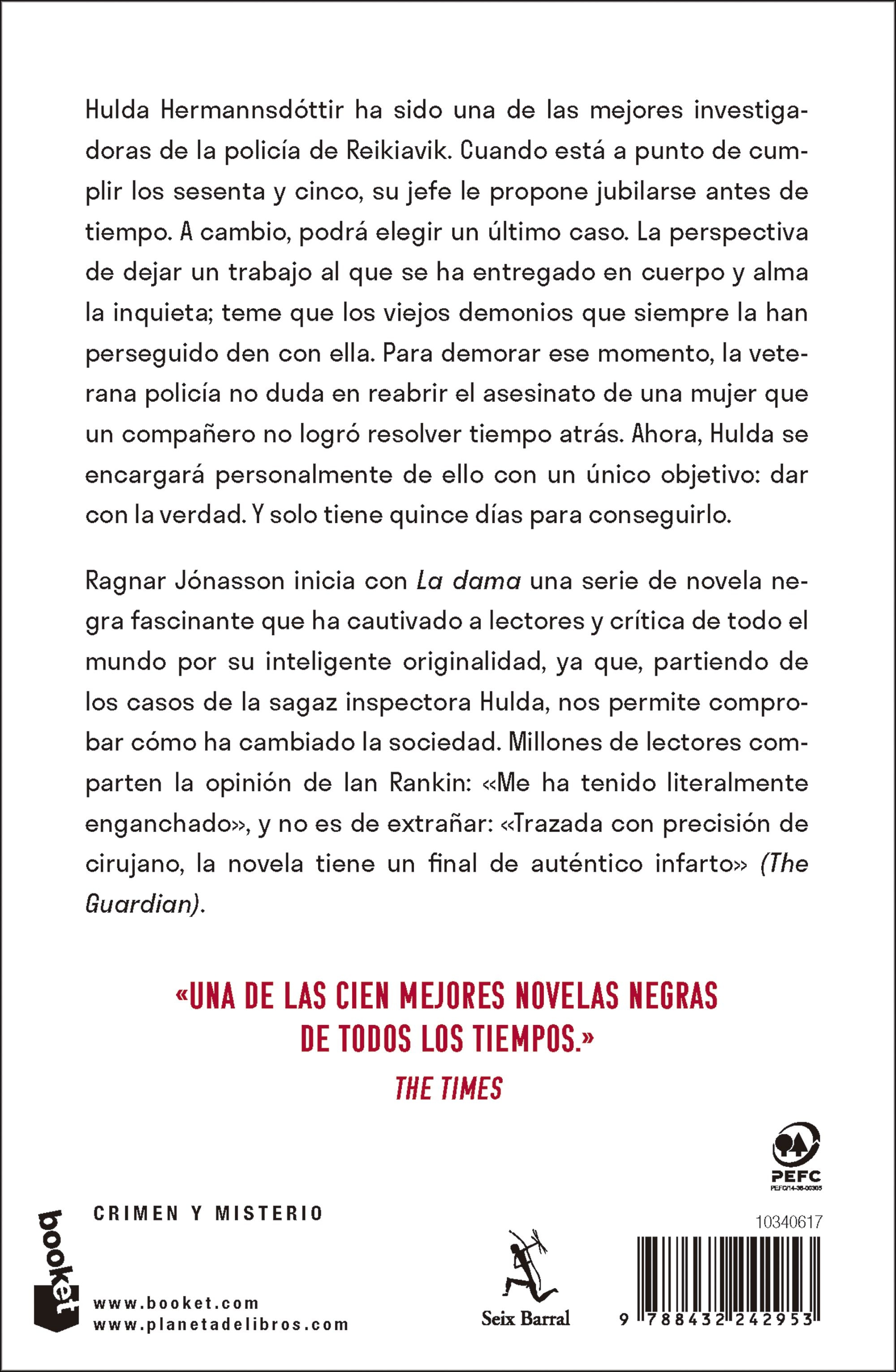 La dama (Serie Inspectora Hulda 1)  (Bolsillo Tapa blanda) 3