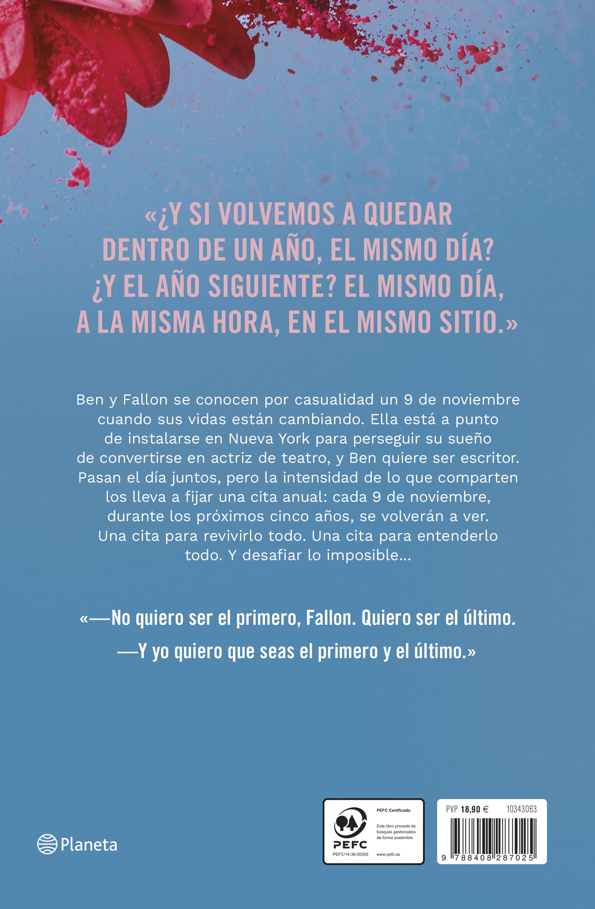 9 de noviembre  (Tapa blanda con sobrecubierta) 2