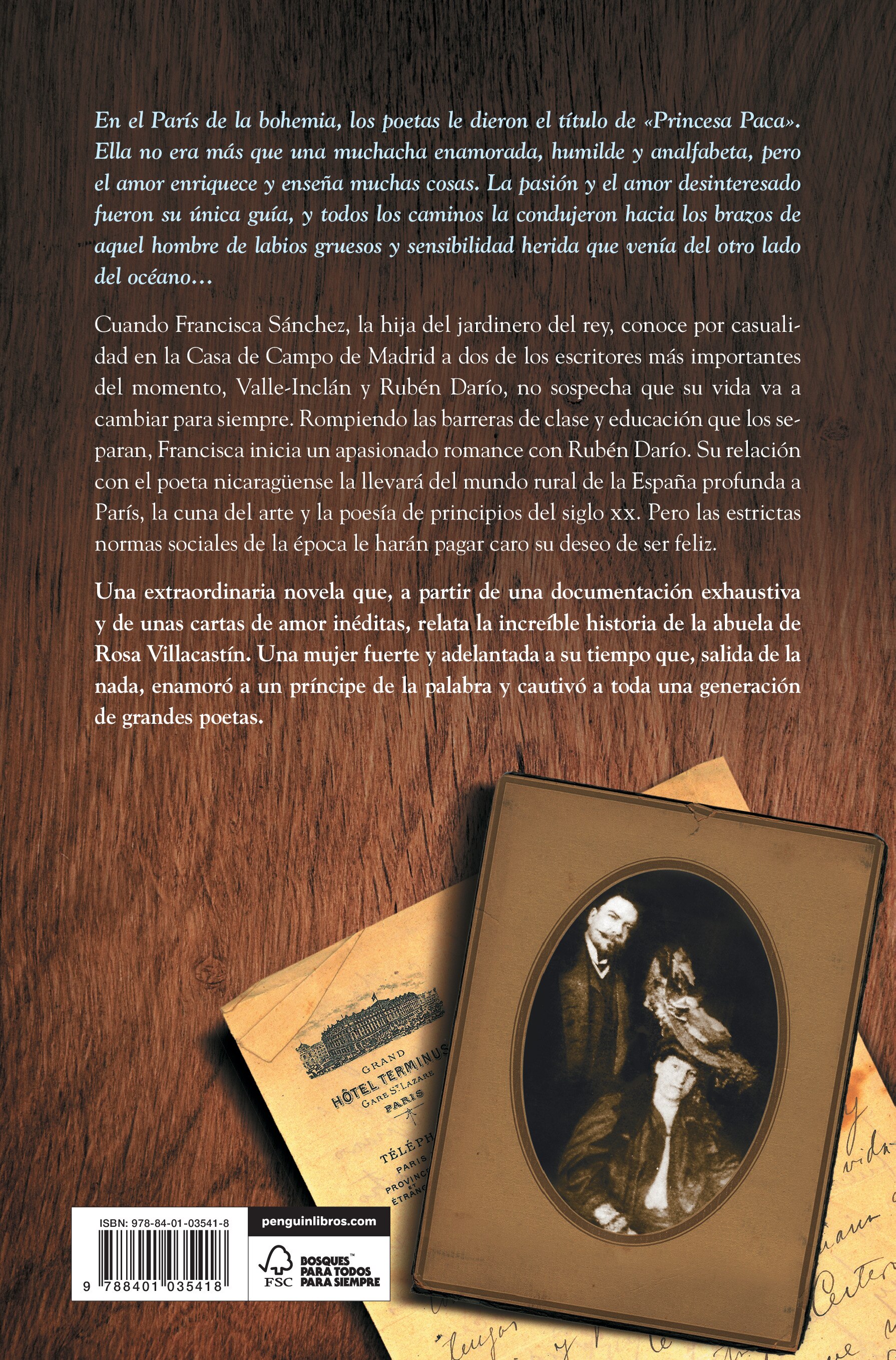 La princesa Paca: La gran pasión de Rubén Darío  (Tapa blanda) 2