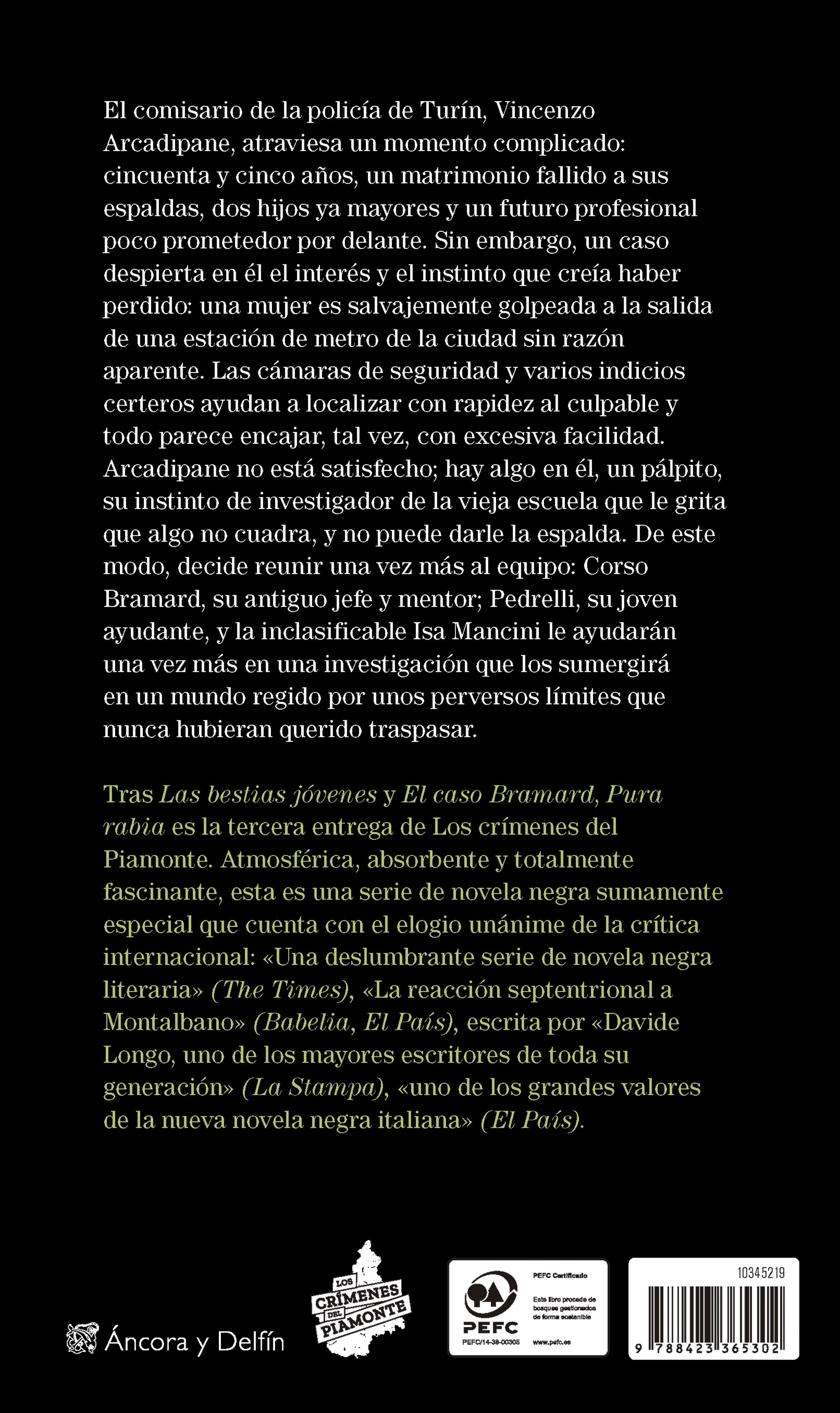 Pura rabia (Serie Los crímenes del Piamonte 3) (Capa mole com abas) 2