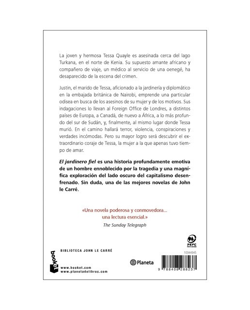 El jardinero fiel  (Bolsillo Tapa blanda) 2