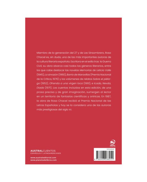 Cuentos de Rosa Chacel  (Bolsillo Tapa blanda) 2