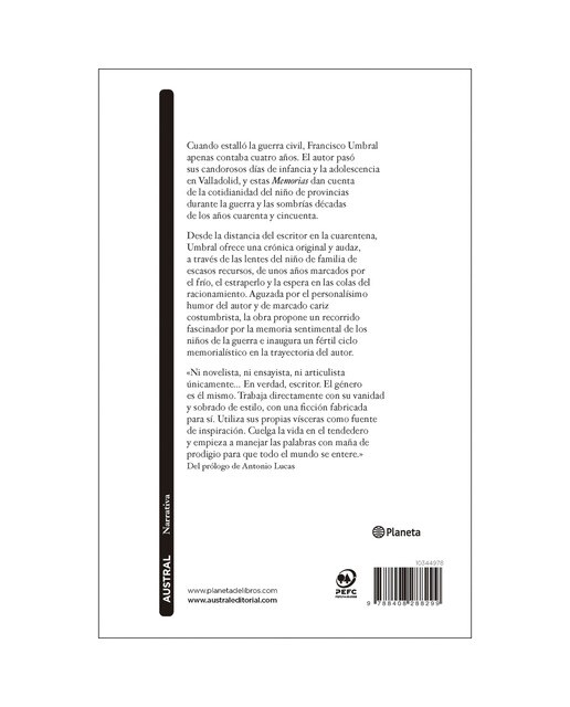 Imagen 2 de Memorias de un niño de derechas  (Bolsillo Tapa blanda)