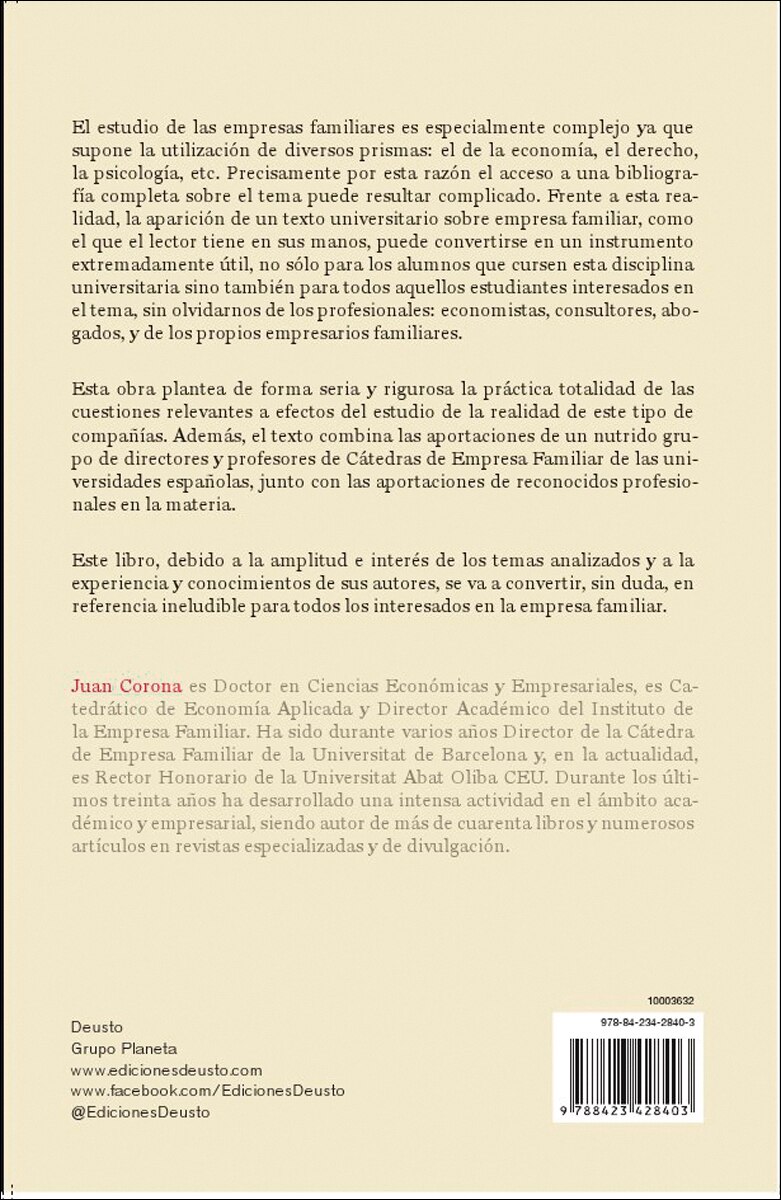 Empresa familiar: aspectos jurídicos y económicos (Capa mole com abas) 2