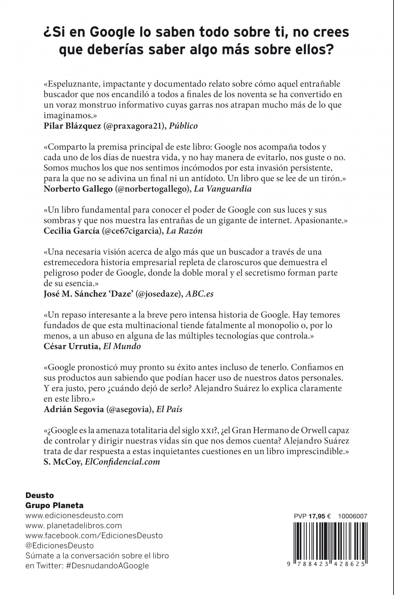 Desnudando a Google: La inquietante realidad que no quieren que conozcas (Capa mole com abas) 2