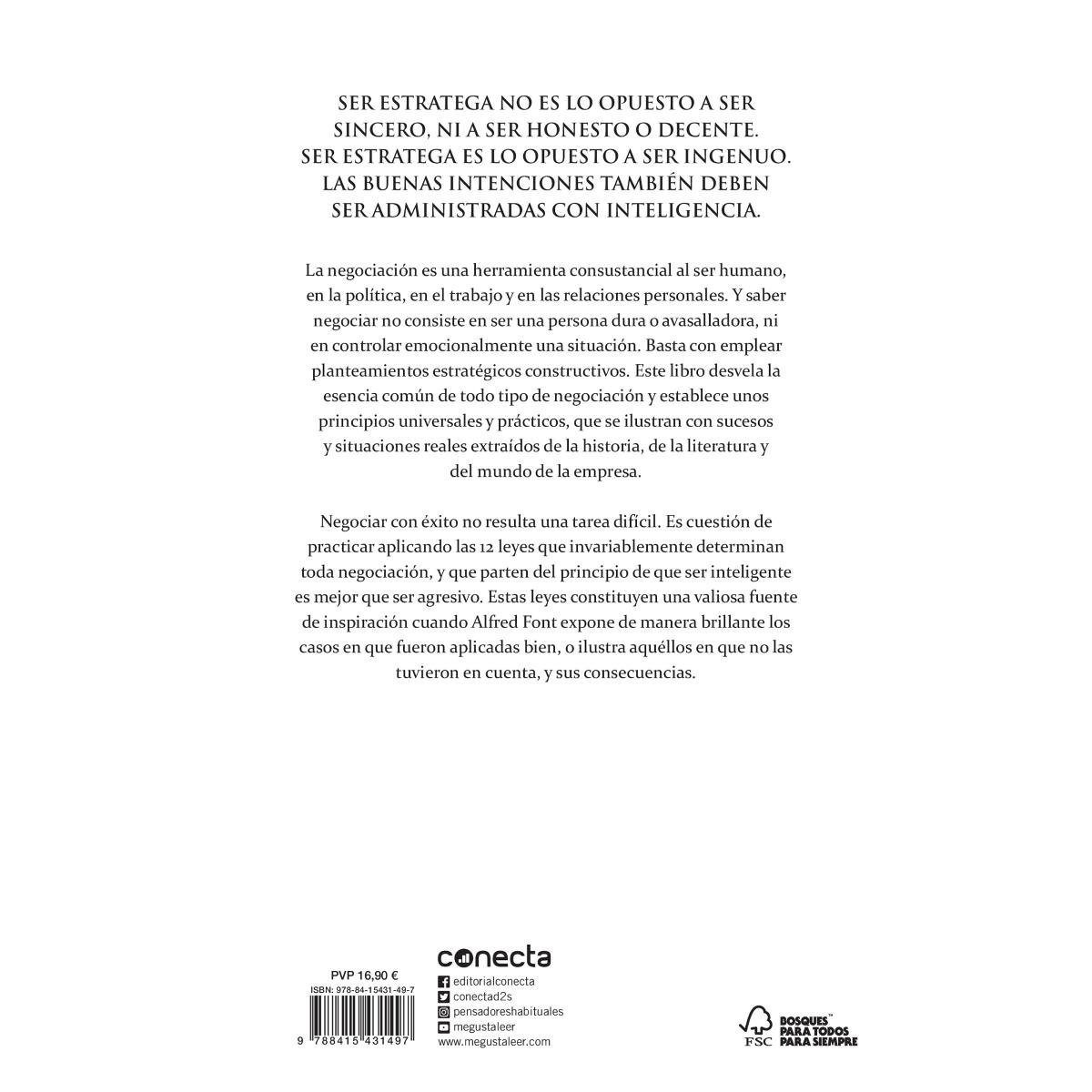 Las 12 leyes de la negociación: O eres estratega o eres un ingenuo(Tapa blanda) 2