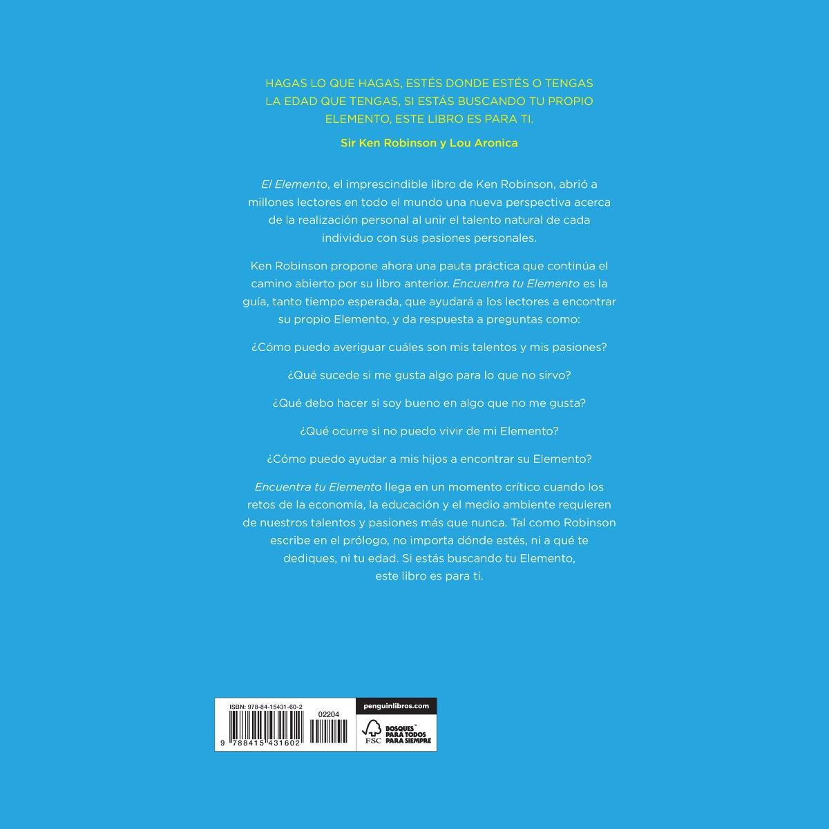 Encuentra tu elemento: El camino para descubrir tu pasión y transformar tu vida(Tapa blanda) 2