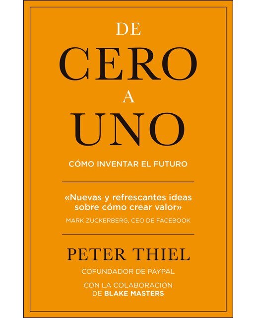 Imagem 0 de De cero a uno: Cómo inventar el futuro (Capa mole com abas)