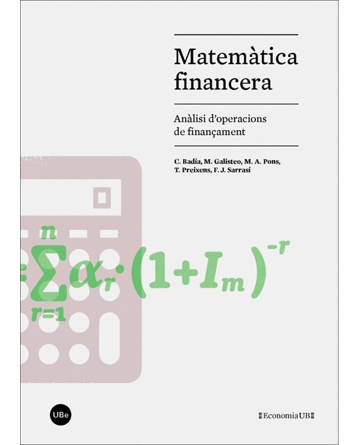 Imagen 0 de Matemàtica financera: Anàlisi d'operacions de finançament