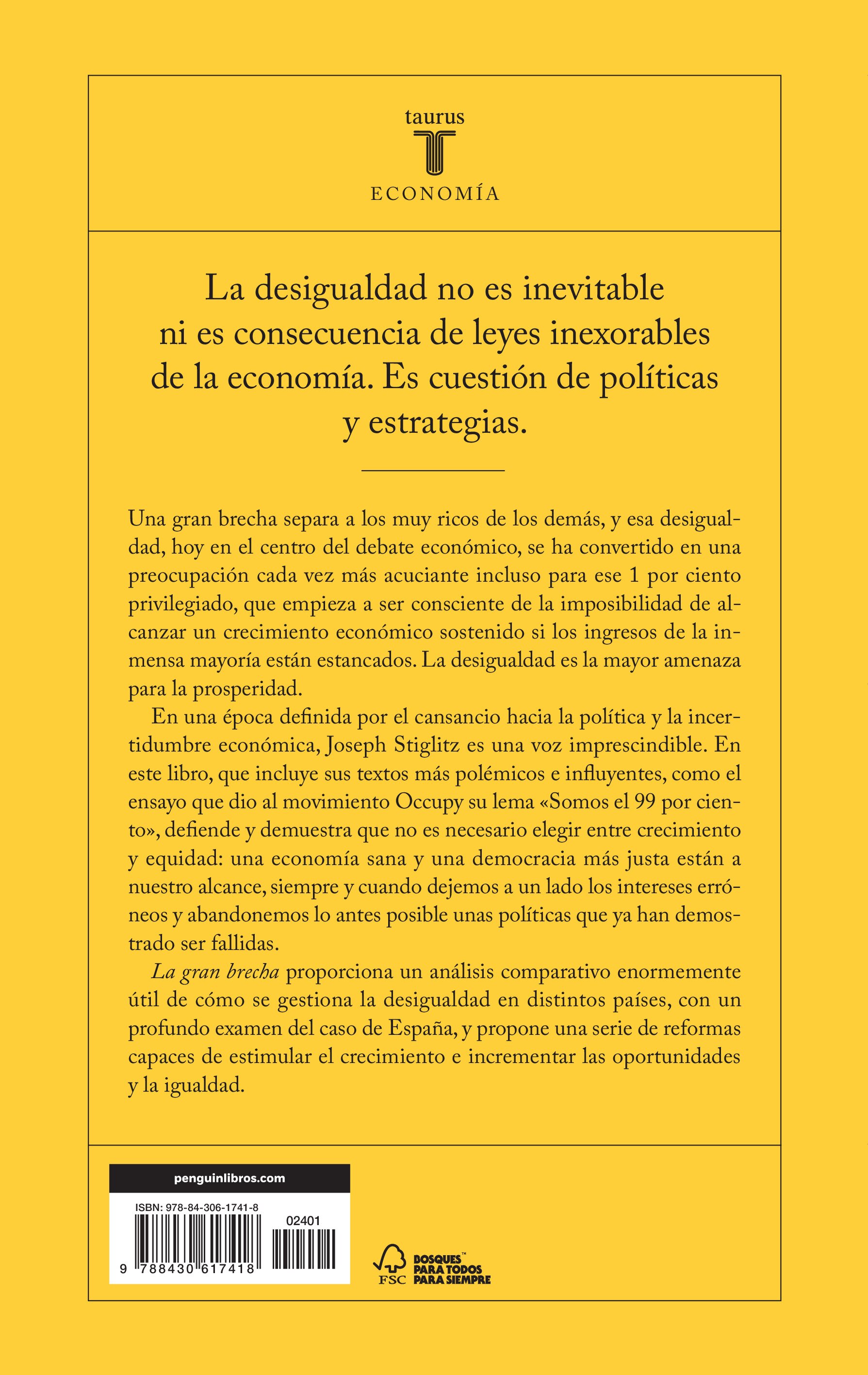 La gran brecha: Qué hacer con las sociedades desiguales(Tapa blanda) 2
