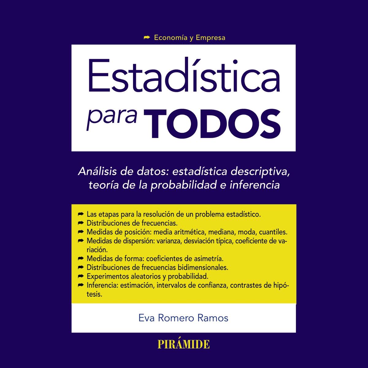 Imagem 0 de Estadística para todos (Capa mole com abas)