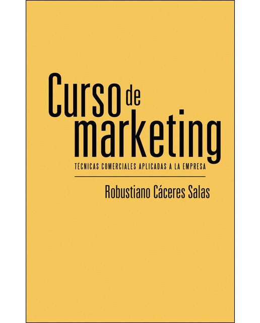 Curso  de  marketing: Técnicas comerciales aplicadas a la empresa (Capa mole) 1