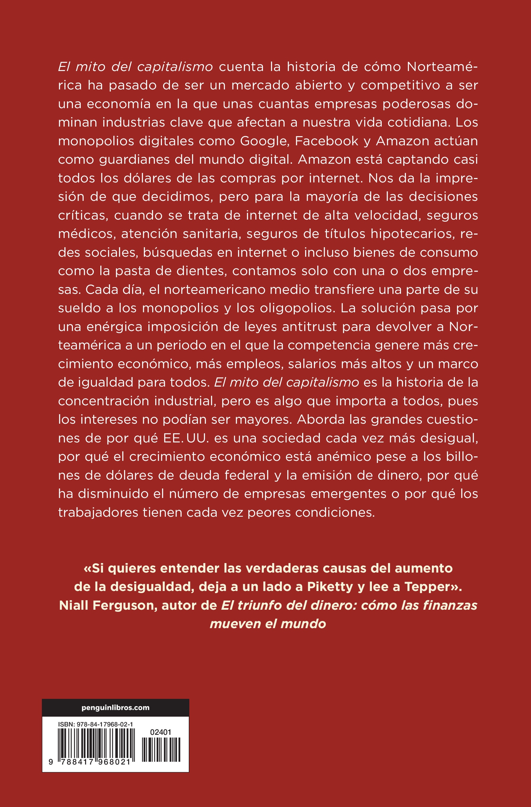 El mito del capitalismo: Los monopolios y la extinción de la competencia (Capa mole) 2