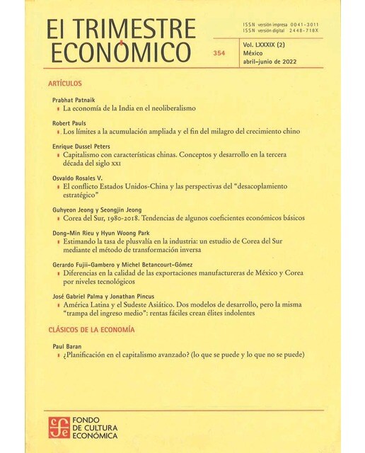 El trimestre economico 1