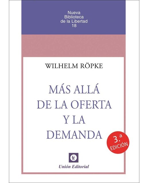 MÁS ALLÁ DE LA OFERTA Y LA DEMANDA (Capa mole) 1