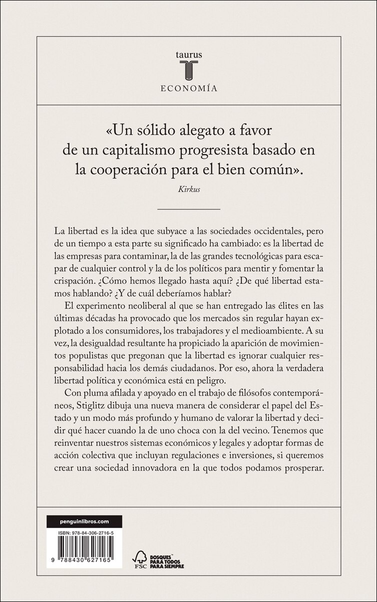 Camino de libertad: La economía y la buena sociedad (Capa mole) 2