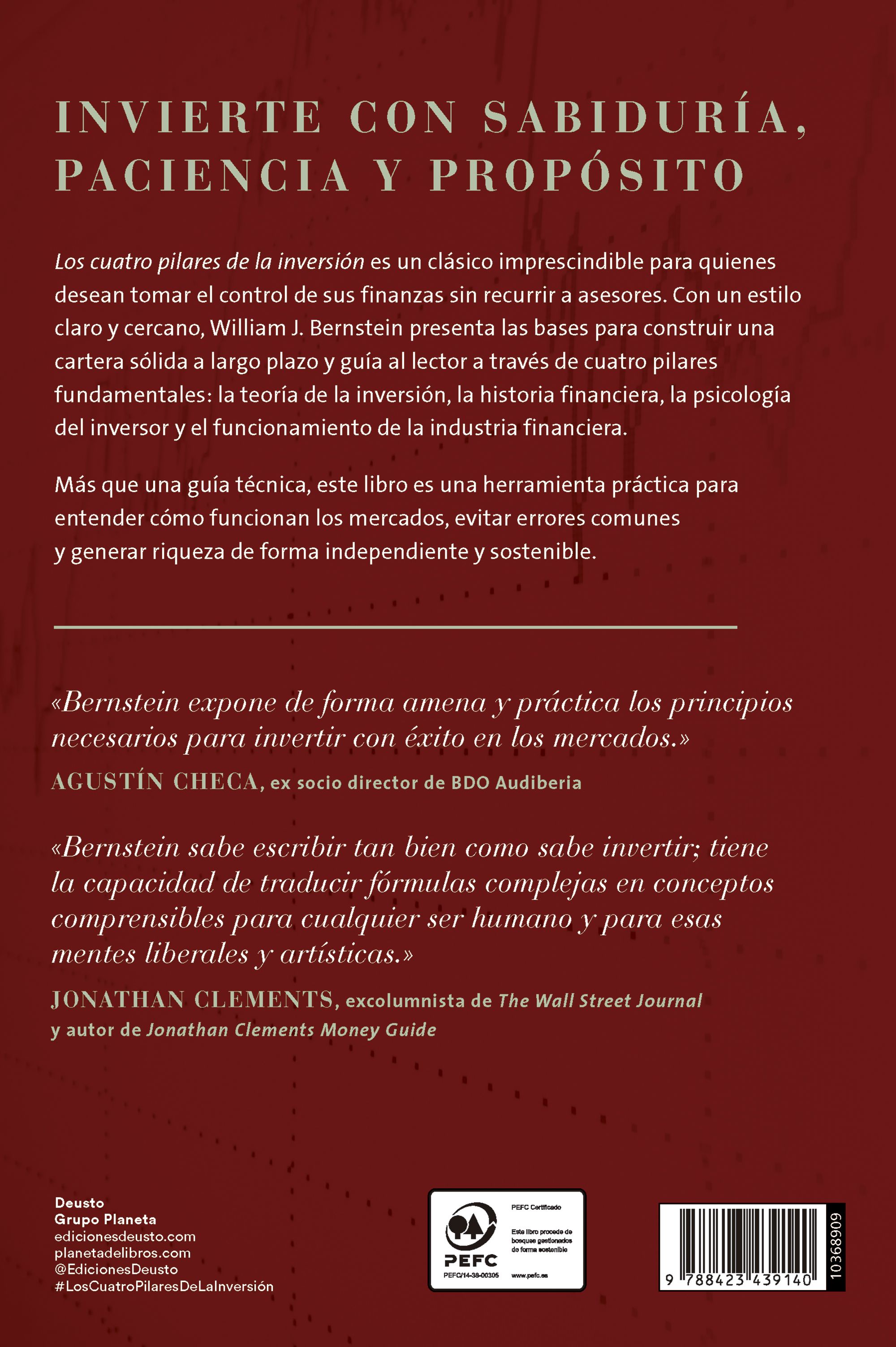 Los cuatro pilares de la inversión: Fundamentos para construir una cartera ganadora (Capa mole com abas) 2