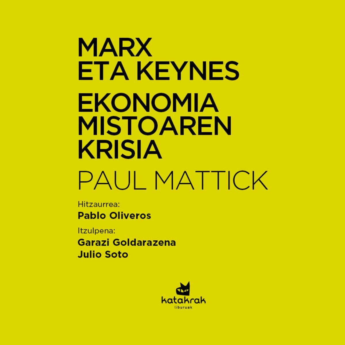 Marx eta keynes - ekonomia mistoaren krisia 1