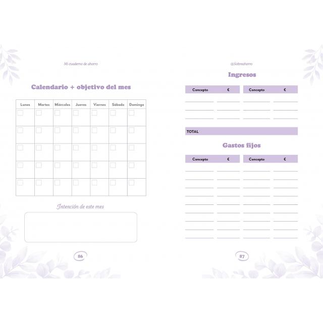 Mi cuaderno de ahorro (Capa mole) 4