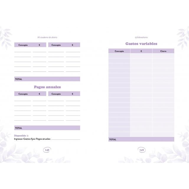 Mi cuaderno de ahorro (Capa mole) 6